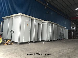 簡易彩钢闆工地(dì)移動(dòng)廁所(suǒ)