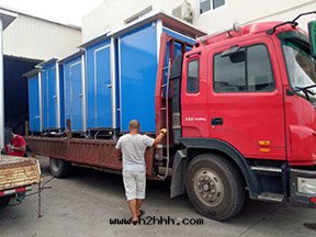 工地(dì)臨时廁所(suǒ)裝(zhuāng)車出(chū)货