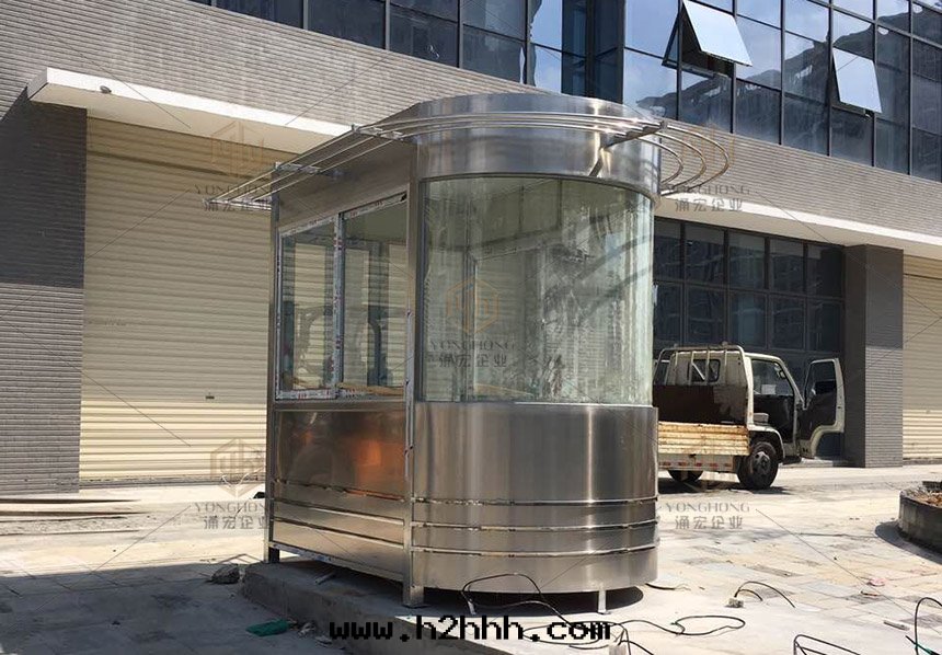 不(bù)鏽鋼(gāng)收(shōu)費亭