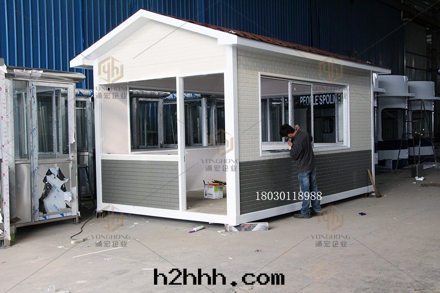 小區(qū)門(mén)口(kǒu)保安(ān)亭