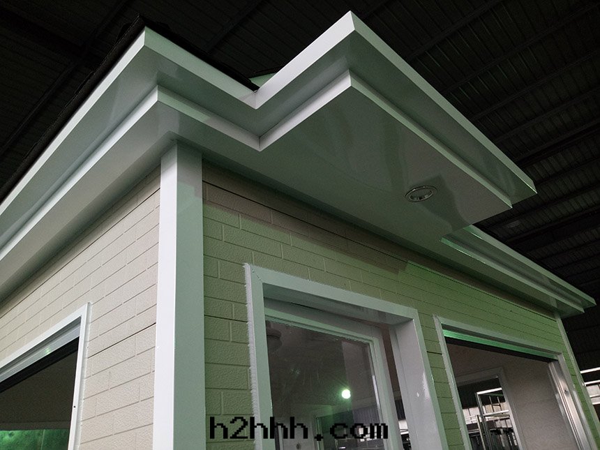 小區(qū)保安(ān)亭-執勤崗亭門(mén)头(tóu)细(xì)节(jié)