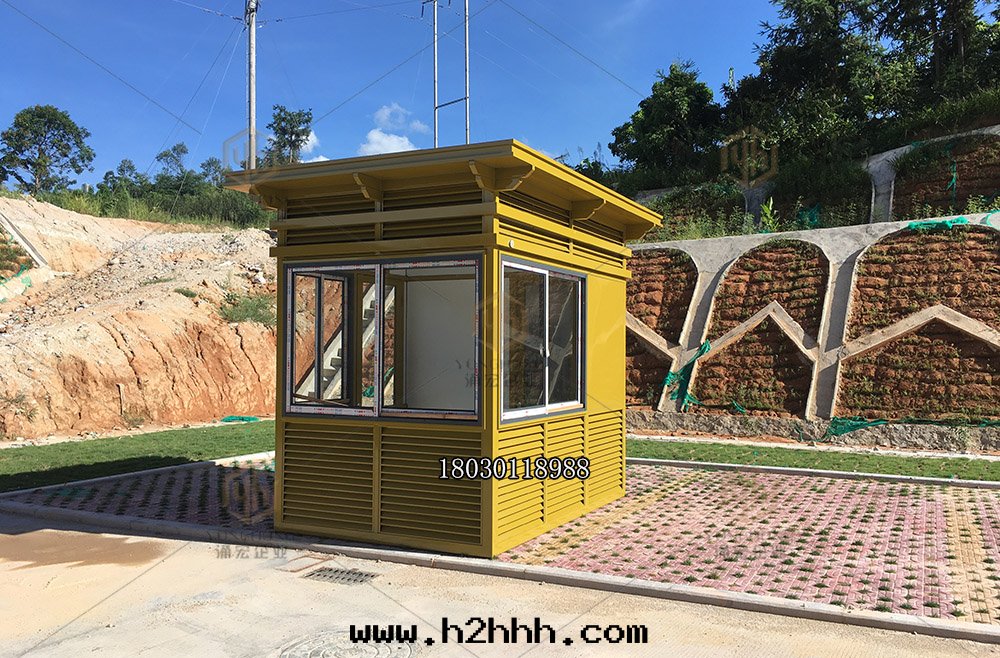 鋼(gāng)結構保安(ān)崗亭