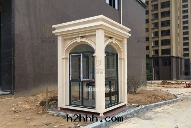 鋼(gāng)結構藝术崗亭-高(gāo)檔小區(qū)崗亭