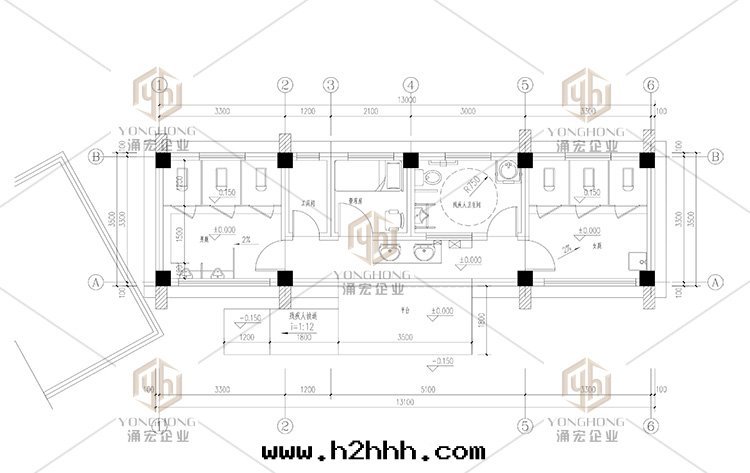 移動(dòng)公(gōng)廁平面(miàn)图(tú)