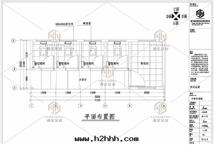 新(xīn)農村(cūn)移動(dòng)公(gōng)廁平面(miàn)图(tú)