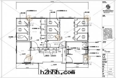 裝(zhuāng)配式組合公(gōng)廁 旅遊公(gōng)廁平面(miàn)图(tú)