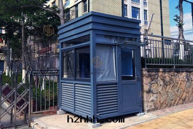 方(fāng)形钢結構保安(ān)崗亭