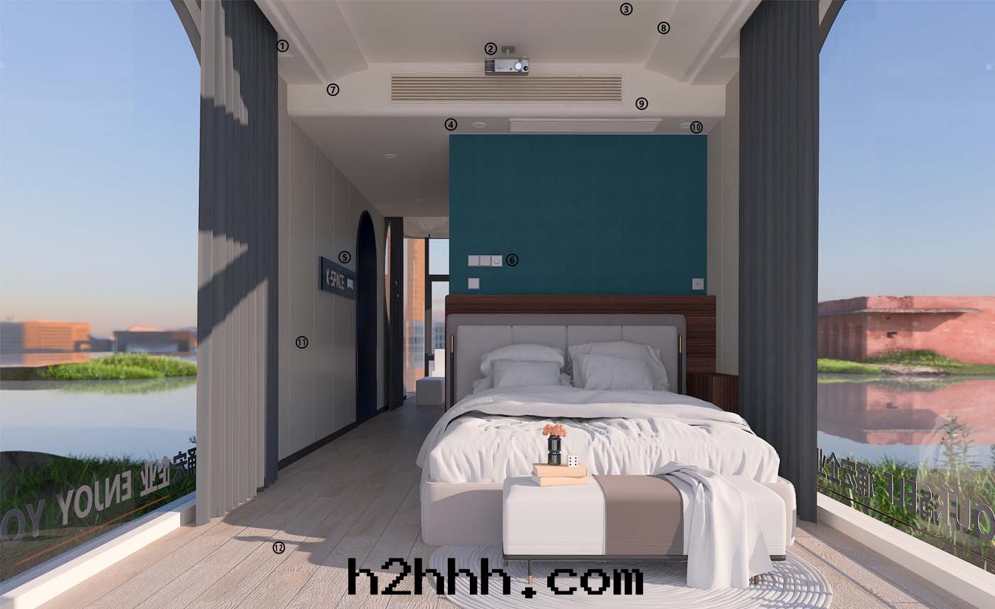 移動(dòng)民(mín)宿太空(kōng)艙室(shì)內(nèi)